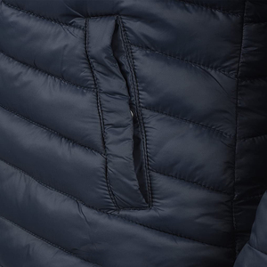 Chaqueta acolchada para mujer Chaqueta acolchada ligera casual burbuja hinchada Chaqueta acolchada de invierno con capucha - Product Image 3