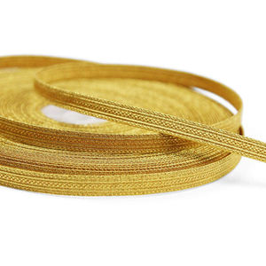 Dentelle tressée en fil de mylar doré de 45 mm de haute qualité, design professionnel, traditionnelle, faite à la main, pour cérémonie - Product Image 4