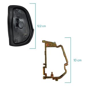 Barre de miroir pliante et pneu gauche pour Mercedes W210, W140 - Product Image 3