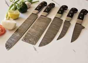 Juego de 5 Cuchillos de Chef de Acero Damasco de 67 Capas |   Juego de Cuchillos de Cocina Profesionales, Afilados, Ecológicos, Ambidiestros, OEM - Product Image 2