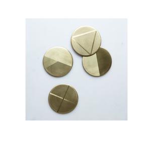 Placas de Identificación de Latón Personalizadas de Cualquier Forma, Redondas, Rectangulares, Etiquetas de Identificación de Latón en Blanco para Perros, Logotipo Grabado, Latón Sólido en Blanco - Product Image 6