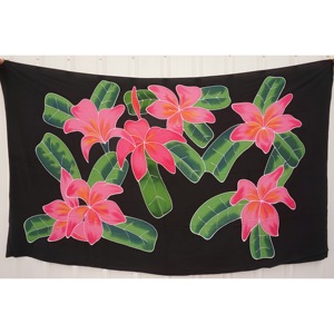 Pareos Hawaianos Pintados a Mano 100% Rayón de Alta Calidad, Ropa de Playa Personalizada al por Mayor, Cubierta para las Islas del Pacífico Asiático HPGU023-03-200 - Product Image 1