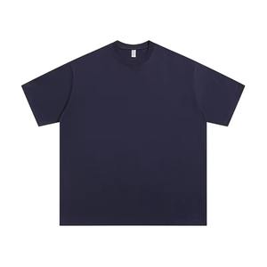 T-shirt confortable pour homme, 300g, poids lourd, coton, manches courtes, col rond, ample, blanc uni, sous-vêtement, demi-manches - Product Image 4