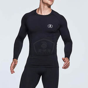 Camiseta de Compresión de Manga Larga Estampada 100% Algodón para Hombre, Calidad Premium, Precio Bajo, Ajuste Holgado - Product Image 4