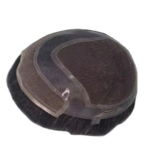 Toupee para Hombre Taz Hair, Peluca de Cabello Humano 100%, Densidad Cruda 60%-150%, Cabello Indio Remy, Resistente al Agua, Ondulado - Product Image 5