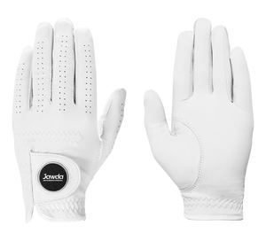 Gants de golf pour homme en cuir de mouton Cabretta blanc de qualité supérieure, personnalisables, pour la main gauche, avec logo sur mesure, pour toutes les saisons, vente en gros - Product Image 3