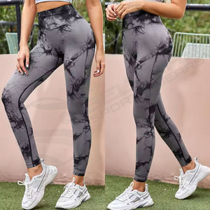 Vente en gros Leggings respirants personnalisés pour femmes Gym Wear taille élastique Yoga Leggings pour dames - Product Image 3