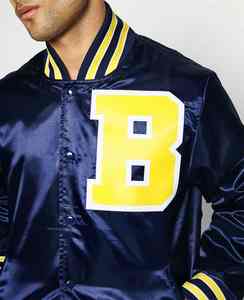 Chaquetas de bombardero de satén personalizadas para hombre, superventas, el mejor material, precio competitivo, logotipo personalizado personalizable, la mejor calidad - Product Image 1