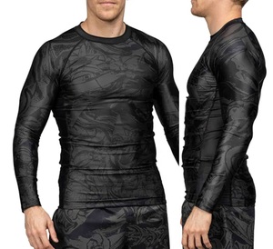 Direct Factory Sale Custom Logo Color Lightweight Sublimated Fitness Rash Guard for Adults Latest Design Reasonable Price - Product Image 1