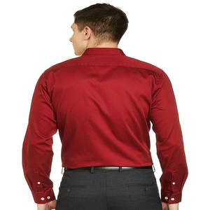 เสื้อเชิ้ตผ้าฝ้ายแขนยาวเข้ารูปของผู้ชายหรูหราปกโปโลชุดทำงานคุณภาพสูงสำหรับทางการลำลองพิมพ์ลาย - Product Image 4