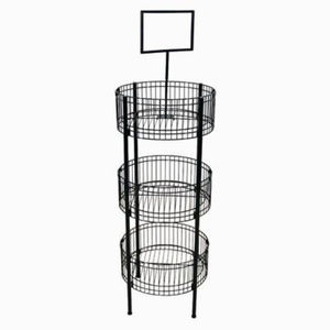 Multipurpose Metal Wire <b>Baskets</b> Black Color Luxury Kitchenware <b>Vegetable</b> and Fruit <b>Storage</b> <b>Baskets</b> With 3 Tier - Product Image 4
