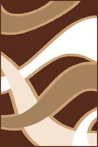 Tapis d'intérieur en polyester shaggy 3 mm, fabrication mécanique, style moderne, tapis Adiva, résistant aux taches, motif puzzle, forme carrée, usage commercial - Product Image 5