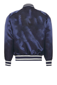 Chaqueta Varsity de Satén para Hombre, Transpirable, con Logotipo Personalizado, para Uso en Invierno, Precio al por Mayor con Envío - Product Image 4