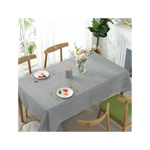 Banquete de lujo 100% algodón bordado minimalista 60x120 reciclable hecho a mano OEM ODM listo indio GOTS certificado mantel - Product Image 6