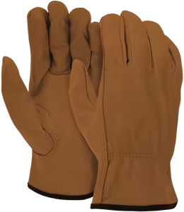 Gants de conducteur en cuir de chèvre robustes Travail doux avec résistance à la chaleur à l'abrasion Gants de sécurité confortables pour conducteurs - Product Image 5