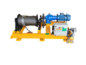 Máquina de cabrestante de 2 toneladas con tambor liso de 100 metros, motor BBL, caja de cambios planetaria de 1 caída, diámetro de cuerda de 14 mm - Product Image 3