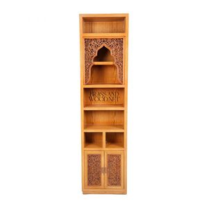 Meuble TV classique en bois avec bibliothèque intégrée - Product Image 4