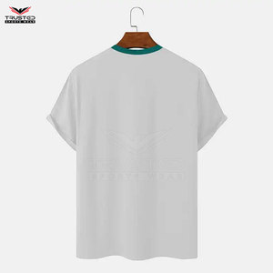 T-shirts pour hommes 100% coton de haute qualité, respirants, écologiques, manches courtes, couleurs personnalisées, logo, dernier design pour adultes - Product Image 2
