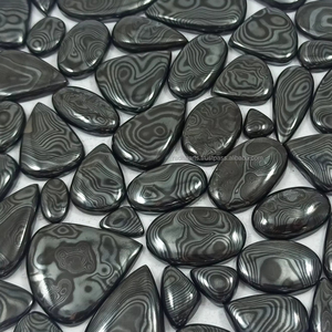 Cabujón de Piedra Preciosa Natural Psilomelana Suelta, Pulida, al por Mayor para Fabricación de Joyería con Alambre - Product Image 1