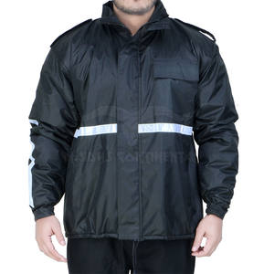 Chaqueta de seguridad a prueba de viento bolsillos laterales hombres chaqueta de seguridad cálida de buena calidad chaqueta de seguridad de manga completa - Product Image 1
