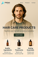 Agence Web abordable de développement de site Web de produits de soins capillaires professionnels offrant une plate-forme de commerce électronique créative et conviviale