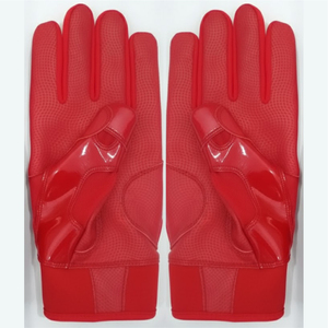 Gants de frappe de baseball/softball en cuir professionnel de haute qualité, antidérapants, respirants, durables, fermeture à boucle et crochet, logo personnalisé - Product Image 2