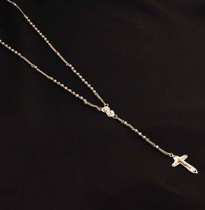 Rosarios Religiosos Católicos Sharosky San Judas Tadeo Collares Guadalupe Virgen Rosario Cadenas de Oro Collares con Cuentas Oro Joyeria - Product Image 1