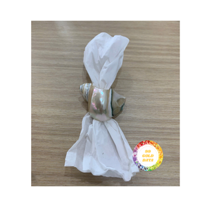 Servilleteros de concha de mar Premium para hoteles de lujo que buscan detalles de mesa únicos Mr Ryan de 99 Gold Data - Product Image 4