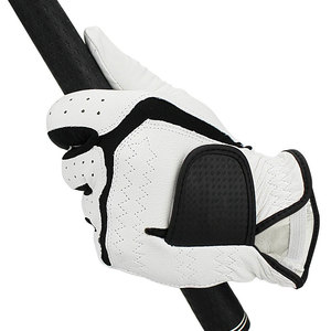 Gants de golf en cuir de mouton avec logo personnalisé en gros Gants de golf antidérapants en cuir véritable pour le sport Gants en gros - Product Image 2