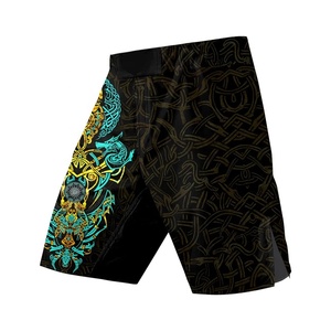 Shorts de MMA à prix avantageux, vente en gros, logo personnalisé, extensible, respirant, léger, combat en cage, Muay Thai, haute qualité - Product Image 3