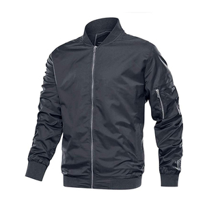 Custom <b>Logo</b> MA1 Flight Bomber Jacket | Plus Cotton Thickened Baseball Letterman Bomber for Men | Manufacturers Wholesale - Product Image 2