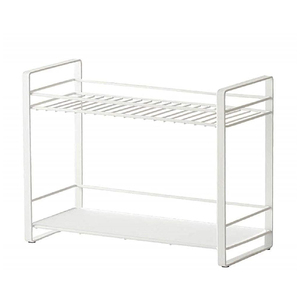 Storage Premium Metal Storage Organizer Basket Metal Standing for Home Office Kitchen <b>Black</b> Cabinet Spice <b>Rack</b> - Product Image 5