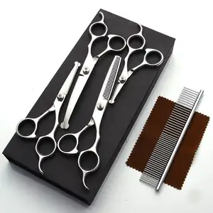 Hot Selling Best Quality New Style Stainless Steel Safety Pet Scissor Set Grooming For Dogs And Cats