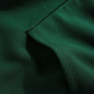 เสื้อฮู้ดดี้ผ้าฝ้าย 100% สำหรับผู้ชาย แบบสวมหัว สกรีนโลโก้ได้ สีเขียว สไตล์ลำลอง สตรีทแวร์ ขายส่งจำนวนมาก - Product Image 4