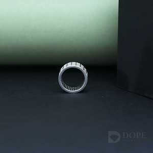 Anillo de lujo con diamantes para hombre, anillo de boda para caballeros, anillo de oro fino de 14 quilates, anillo de diamante elegante para hombre - Product Image 3