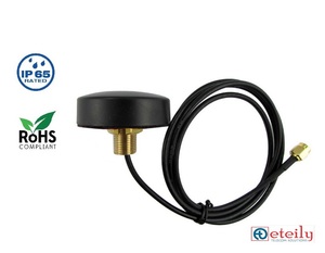 Best ETEILY 2.4GHz Compact Waterproof LTE Puck <b>Antenna</b> Hole Mounting with Screw & Adhesive 46MM for <b>Communication</b> Made in India - Product Image 4