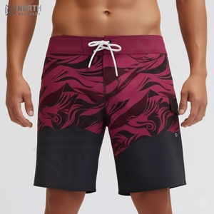 Pantalones Cortos de Playa de Secado Rápido con Cintura Elástica, Diseño Casual Estampado, Servicio OEM Personalizado, Alta Calidad, Deportivos, para Surf, Verano - Product Image 4