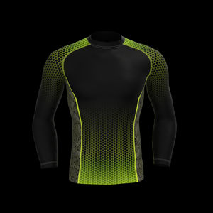 Camisas de compresión personalizadas Hombres Sublimación personalizada Rash Guards Hombres Fighting Manga larga - Product Image 1