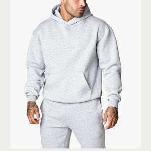Customized 100% Cotton 400GSM <b>Baggy</b> Fleece Oversized Hoodies <b>Jogger</b> Set Tracksuit Long Sleeves Maternity for <b>Men's</b> Winter Use - Product Image 2
