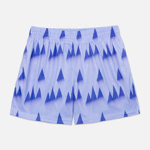 Shorts de basket-ball unisexes personnalisés en maille 100% polyester entièrement sublimés, shorts en maille double couche avec poches - Product Image 2