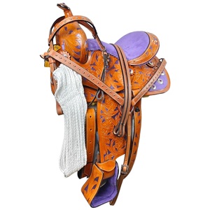 Bulk Barrel Racing <b>Saddles</b> Wholesale Genuine Leather Handmade Premium Western Horse <b>Saddles</b> Factory Rodeo <b>Saddles</b> Cowboy Tack - Product Image 4