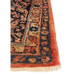 Tapis en laine noués à la main Aalam, motif floral et abstrait rose et violet, grand rectangle pour chambre et couloir Pae-4932 - Product Image 4