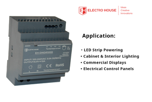5V แหล่งจ่ายไฟ12A ราง DIN 60W แหล่งจ่ายไฟ5V DC แหล่งจ่ายไฟสลับ5V AC เป็น DC สำหรับการควบคุมอัตโนมัติในอุตสาหกรรม - Product Image 3