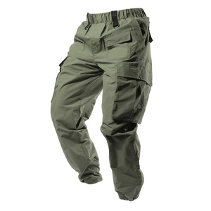 Pantalones casuales multibolsillos para hombre, pantalones Cargo tácticos para correr, pantalones de chándal para senderismo al aire libre para hombre, parte inferior de Hip Hop OEM - Product Image 3