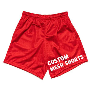 OEM de fábrica al por mayor 2025 personalizado impreso 100% pantalones cortos de malla de algodón para los hombres de alta calidad de talla grande nuevo diseño - Product Image 6