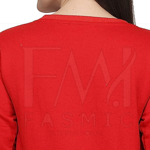 Sudaderas Personalizables para Mujer, Manga Larga, Cálidas, Ecológicas, Transpirables, Lisas, Holgadas, Todas las Tallas, Logotipo Personalizado, de Lana - Product Image 5