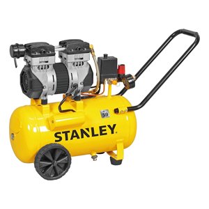 Compresseur d'air sans huile super silencieux Stanley Dst 150 8 24 8bar (116psi) 1.0kW-1.3hp Outil pneumatique STN704 - Product Image 1