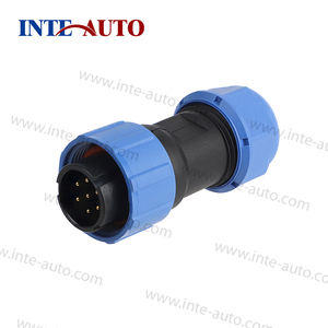 Serie <span class=keywords><strong>SP</strong></span> <span class=keywords><strong>2</strong></span> 3 4 5 6 7 Conector de 9 pines SP13 SP17 SP21 IP67 IP68 Conector de cable macho hembra circular de aviación a prueba de agua - Product Image 6