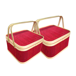 Hot Selling Product Bamboo <b>Gift</b> <b>Baskets</b>: the Sustainable Choice for Stylish Presents with High Quality - Product Image 1