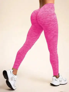 New Style Multiple Women Gym Fitness Seamless nylon material gym yoga wear High Waist Butt Lift Yoga Pants <b>Leggings</b> - Product Image 3